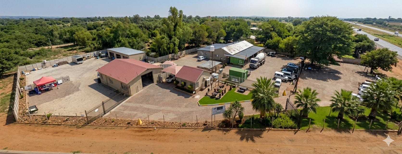 Safari Beton precast concrete products on display